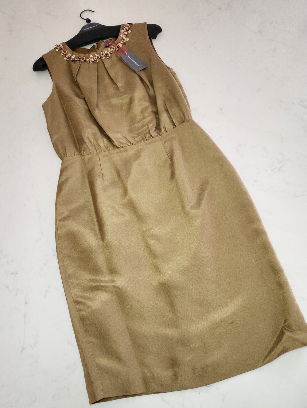 Boden Limited Edition Retro Shift Neck Sheath Dress - Women U.S. Size 8